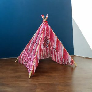 Colorful Kids Macrame Teepee