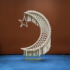 Macrame Crescent Moon Ramadan
